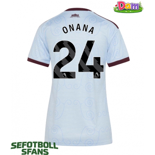 Aston Villa Amadou Onana #24 Tredje Tröja Kvinnor 2026-27 Kortärmad